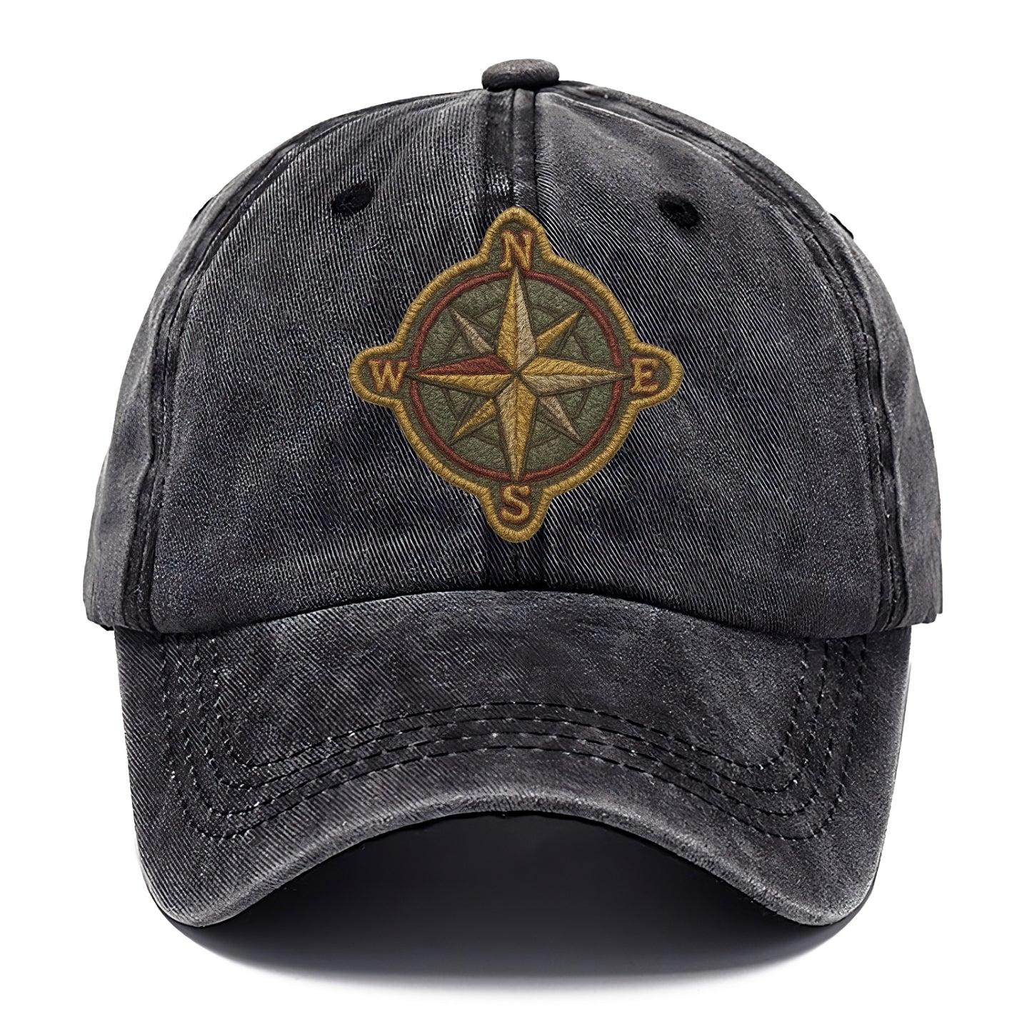 Compass rose with cardinal directions - explorer symbol - Classic Cap - Graphite
