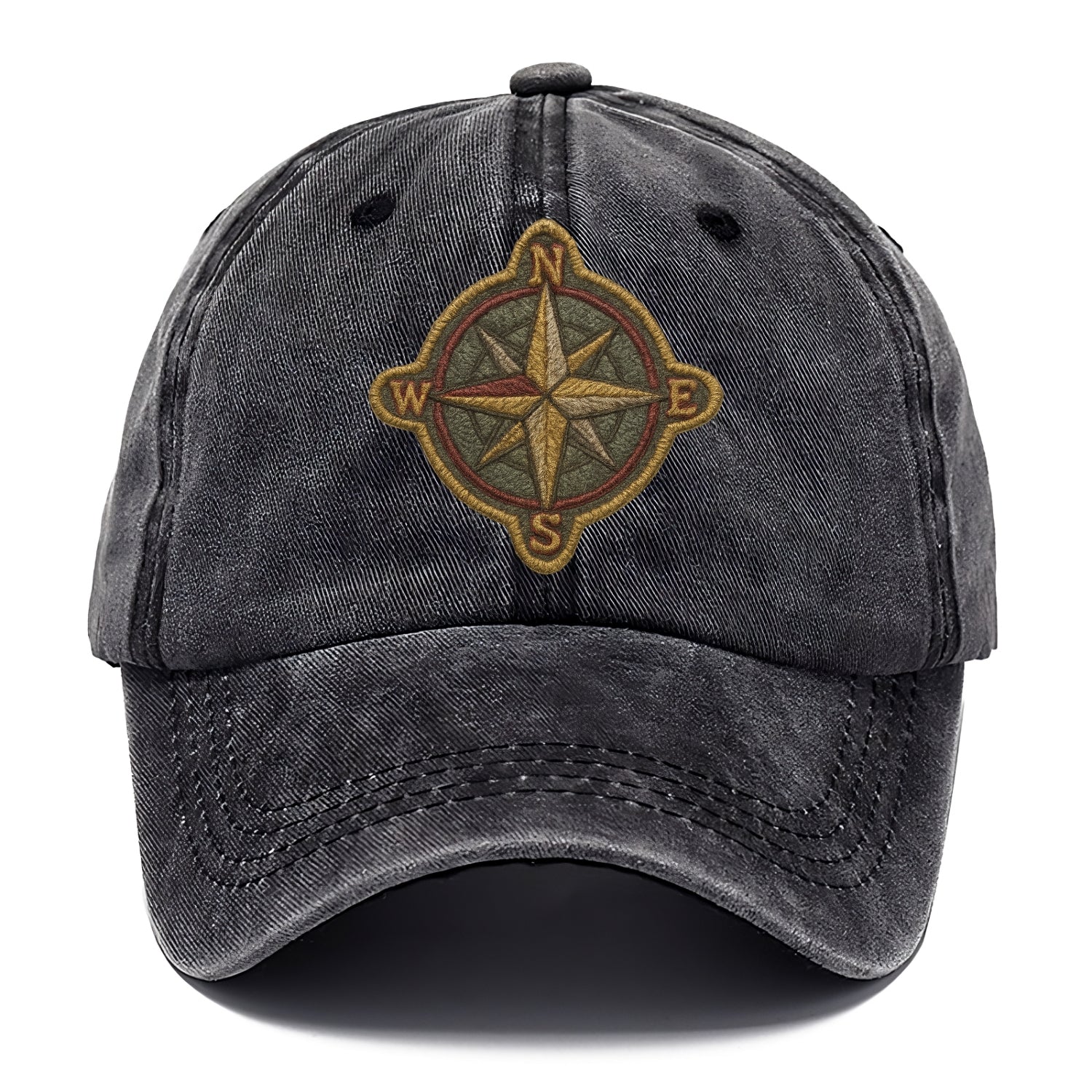 Compass rose with cardinal directions - explorer symbol - Classic Cap - Graphite