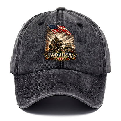 Iwo Jima Flag Raising - Classic Cap - Graphite