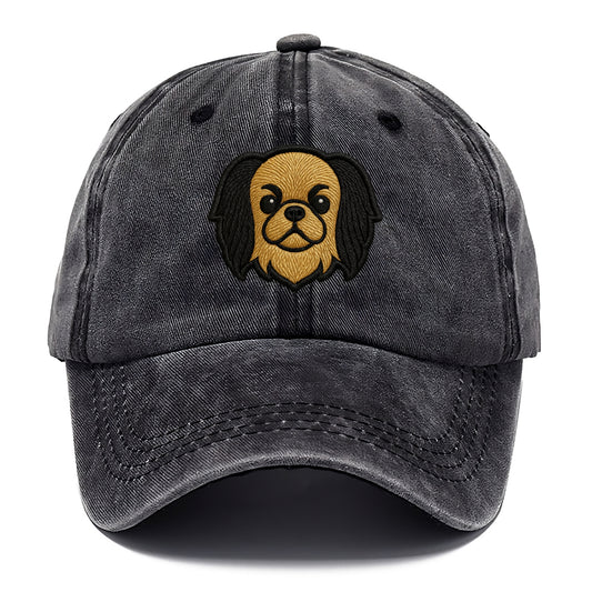 Japanese Chin - Modern flat-face logo wi - Classic Cap - Graphite