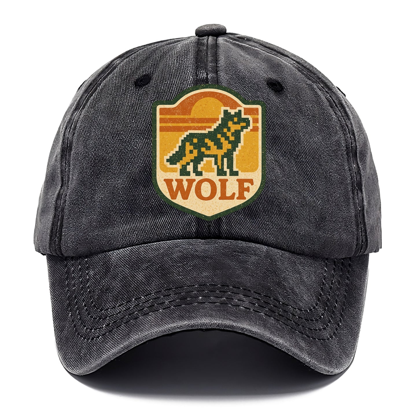 Digital Pixel Wolf  - Classic Cap - Graphite