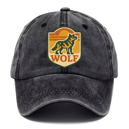 Digital Pixel Wolf  - Classic Cap - Graphite