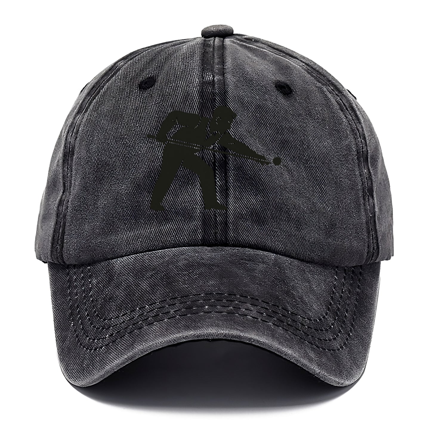 Pool player lining up shot - Classic Cap - Graphite