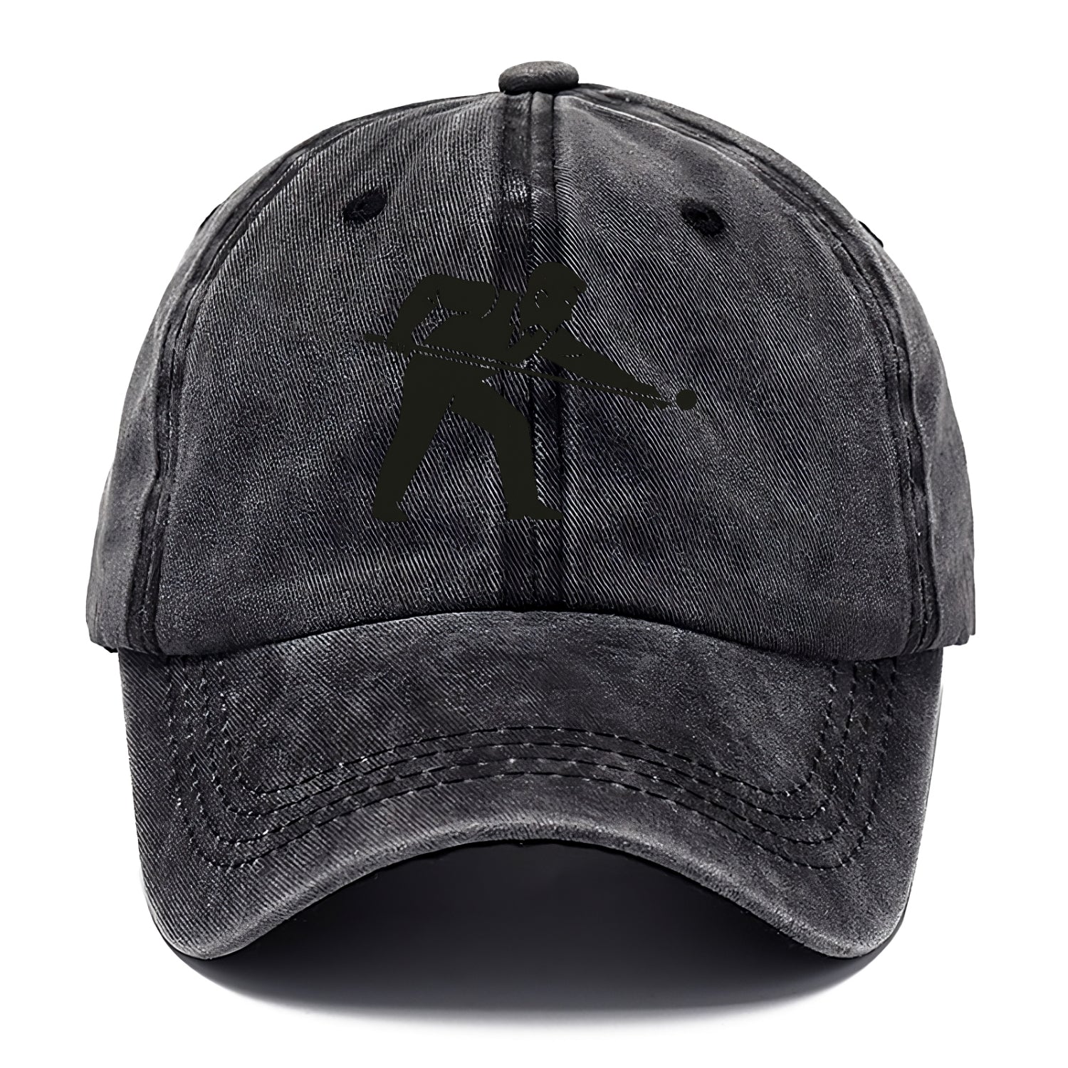 Pool player lining up shot - Classic Cap - Graphite