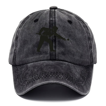 Pool player lining up shot - Classic Cap - Graphite