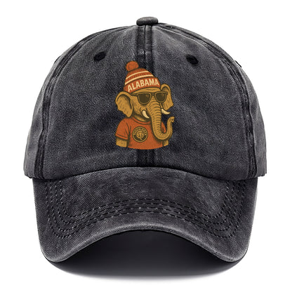 Tuscaloosa Crimson Elephant wearing Alab - Classic Cap - Graphite