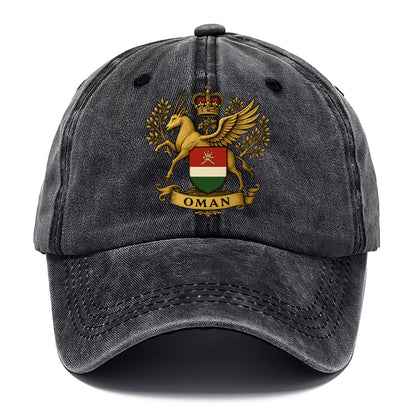 Oman Heritage Badge  - Classic Cap - Graphite