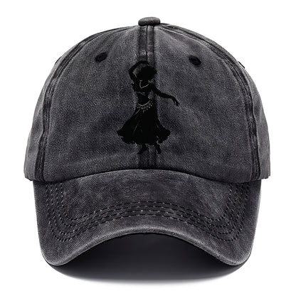 Belly dancer graceful gesture - Classic Cap - Graphite
