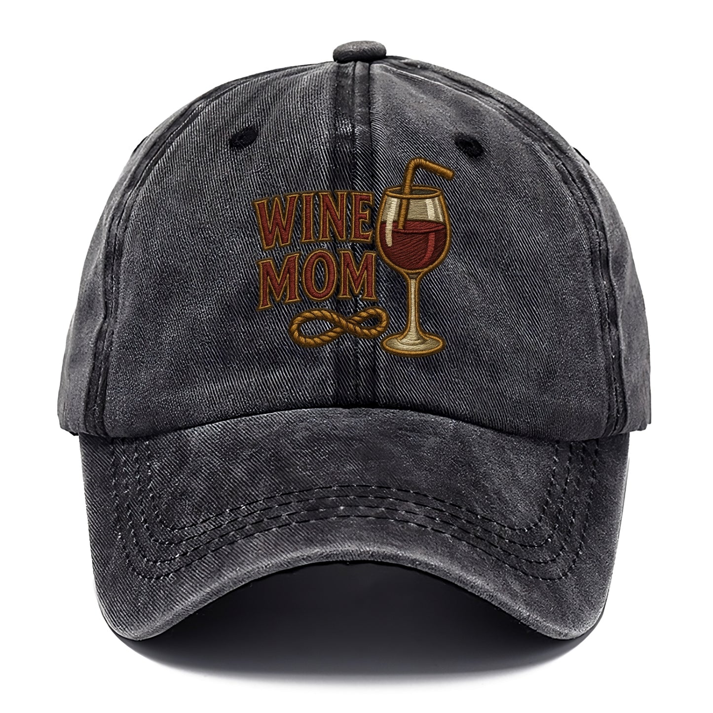Wine Mom  - Classic Cap - Graphite