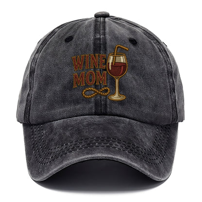 Wine Mom  - Classic Cap - Graphite