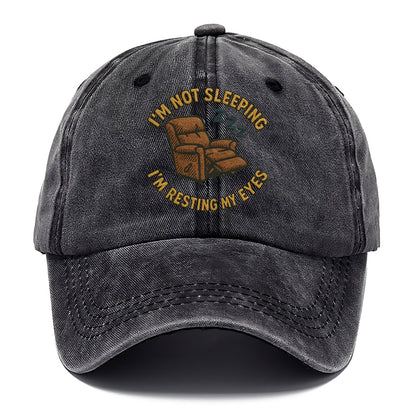 I'm Not Sleeping I'm Resting My Eyes  - Classic Cap - Graphite