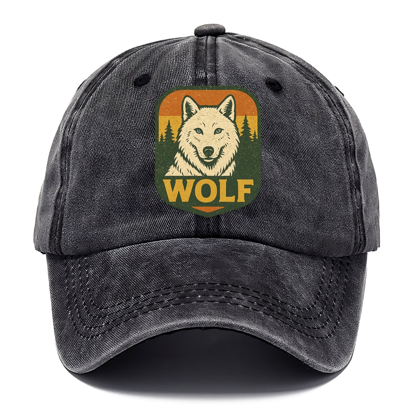 Arctic White Wolf  - Classic Cap - Graphite