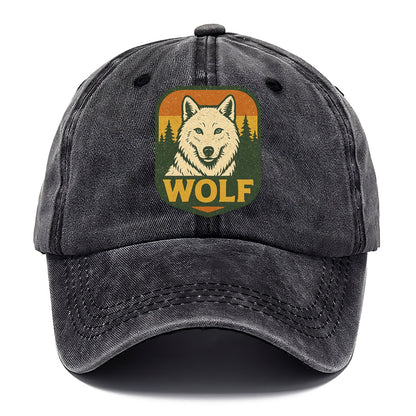 Arctic White Wolf  - Classic Cap - Graphite