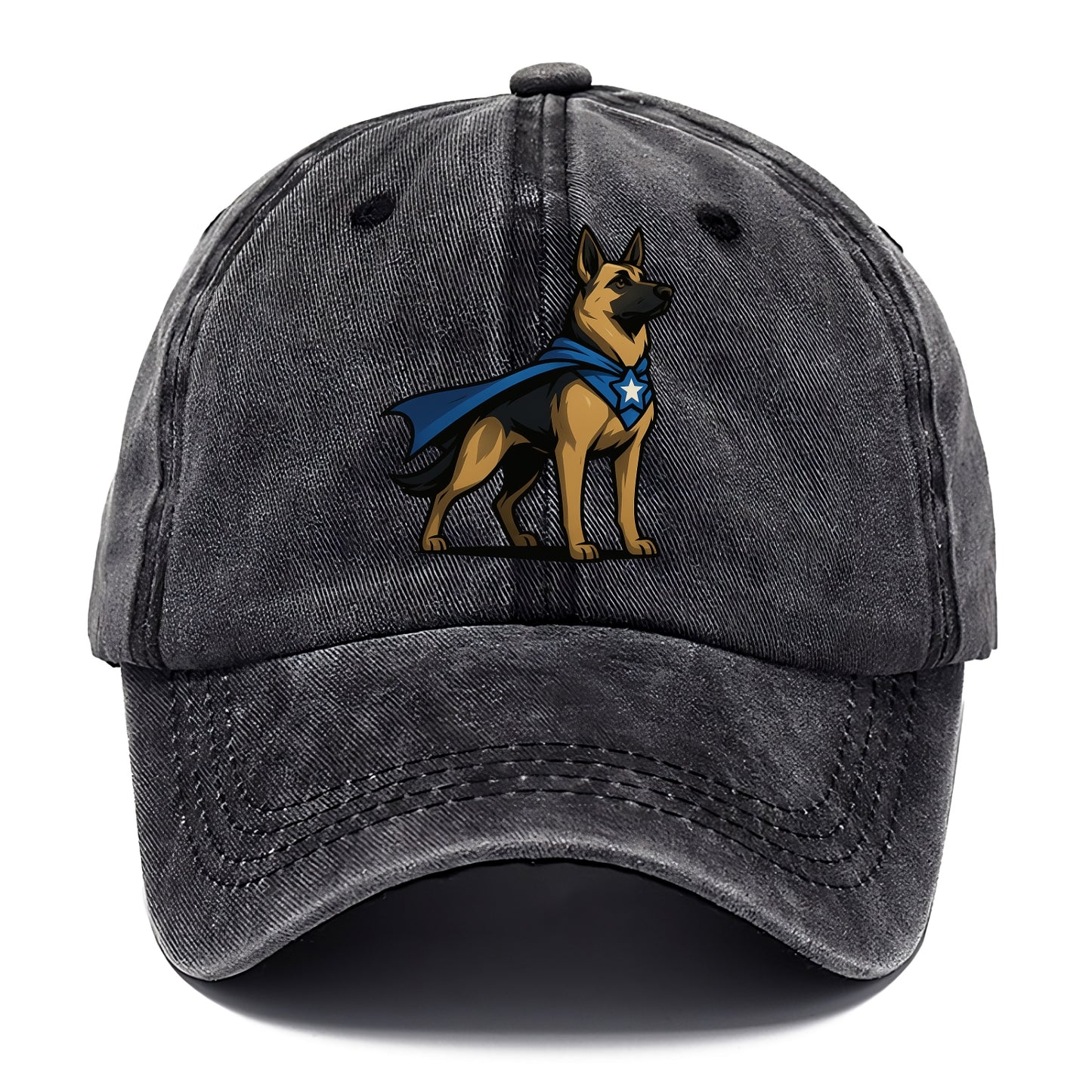 German Shepherd Patriotic Hero  - Classic Cap - Graphite