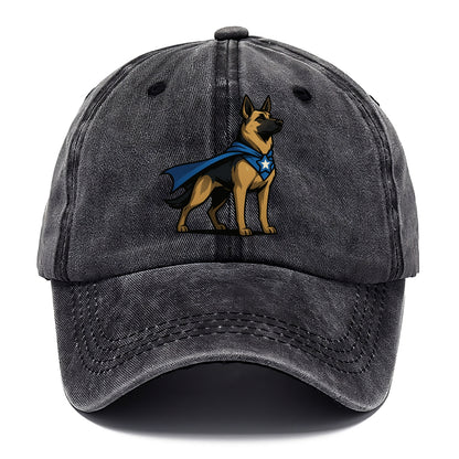 German Shepherd Patriotic Hero  - Classic Cap - Graphite