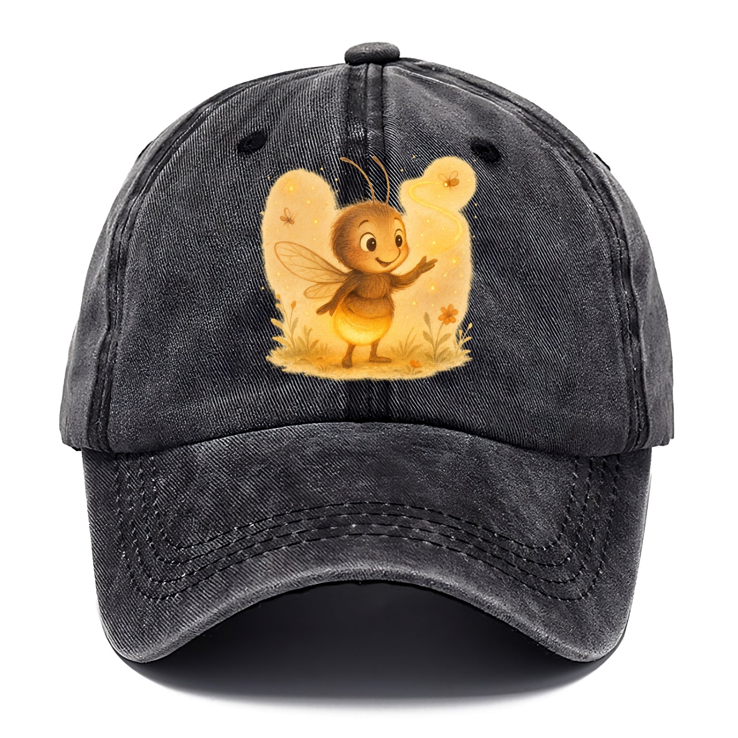 Firefly choreographer arranging synchronized light patterns over a meadow stage - Classic Cap - Graphite