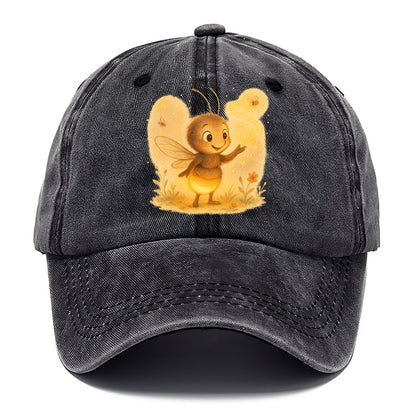 Firefly choreographer arranging synchronized light patterns over a meadow stage - Classic Cap - Graphite