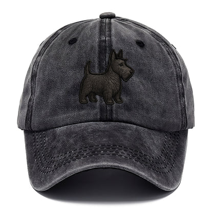 Scottish Terrier - Contemporary scottie - Classic Cap - Graphite