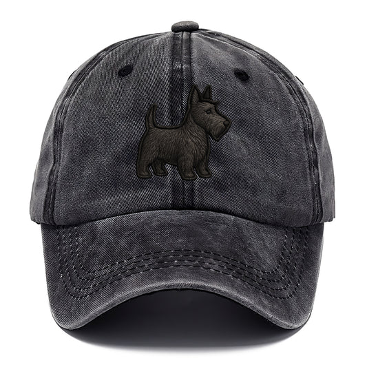 Scottish Terrier - Contemporary scottie - Classic Cap - Graphite