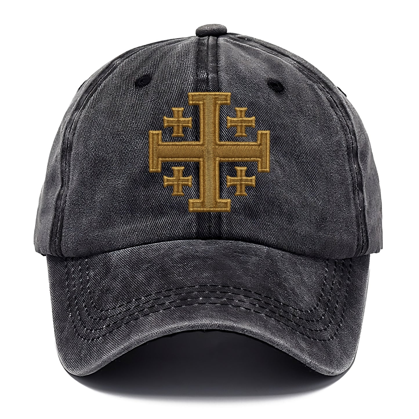 Jerusalem Cross  - Classic Cap - Graphite