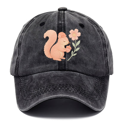 Coral Squirrel - Classic Cap - Graphite