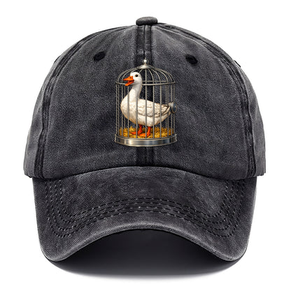 Duck In Cage - Classic Cap - Graphite