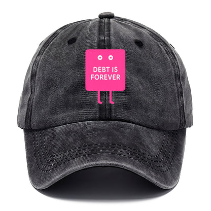 DEBT IS FOREVER | Immortal credit card - Classic Cap - Graphite