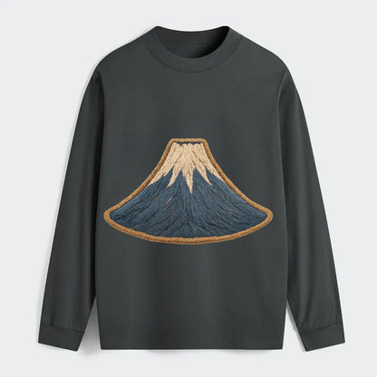 Sacred Mountain  - Classic Long Sleeve Shirt - Gray