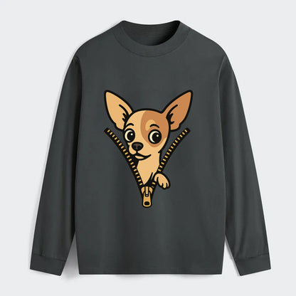Chihuahua - Classic Long Sleeve Shirt - Gray