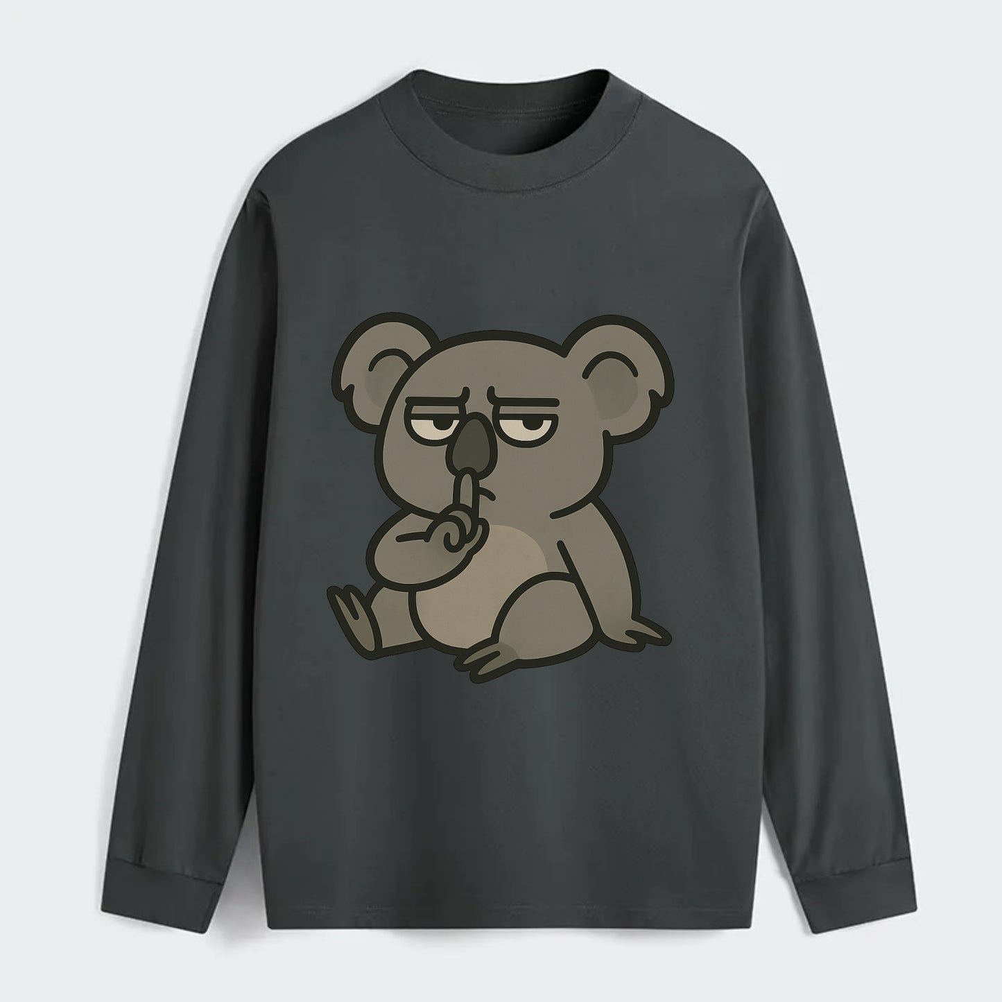 The Koala Judging - Classic Long Sleeve Shirt - Gray
