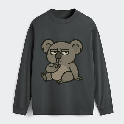 The Koala Judging - Classic Long Sleeve Shirt - Gray