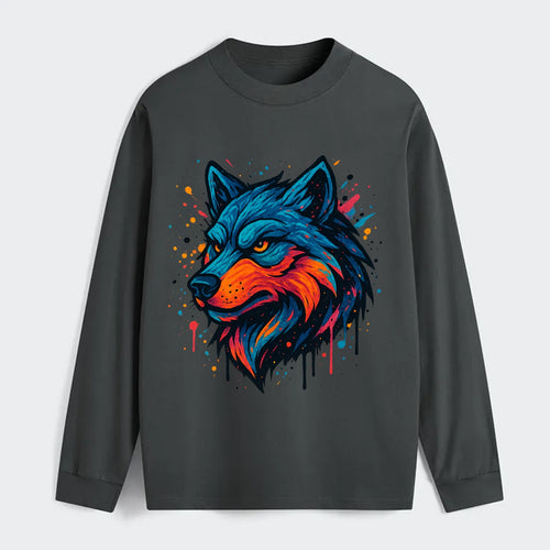 Velvet Wolf Royal  - Classic Long Sleeve Shirt