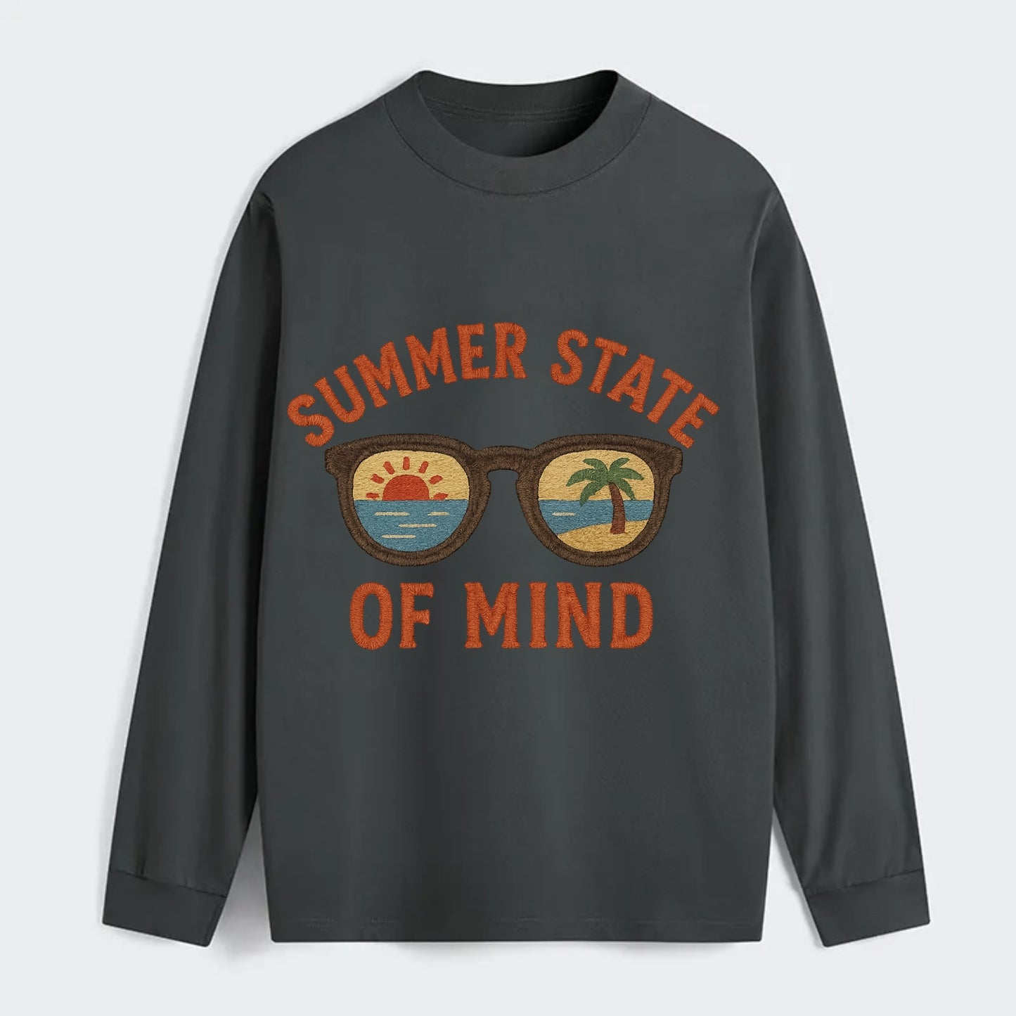 Summer State Of Mind  - Classic Long Sleeve Shirt - Gray