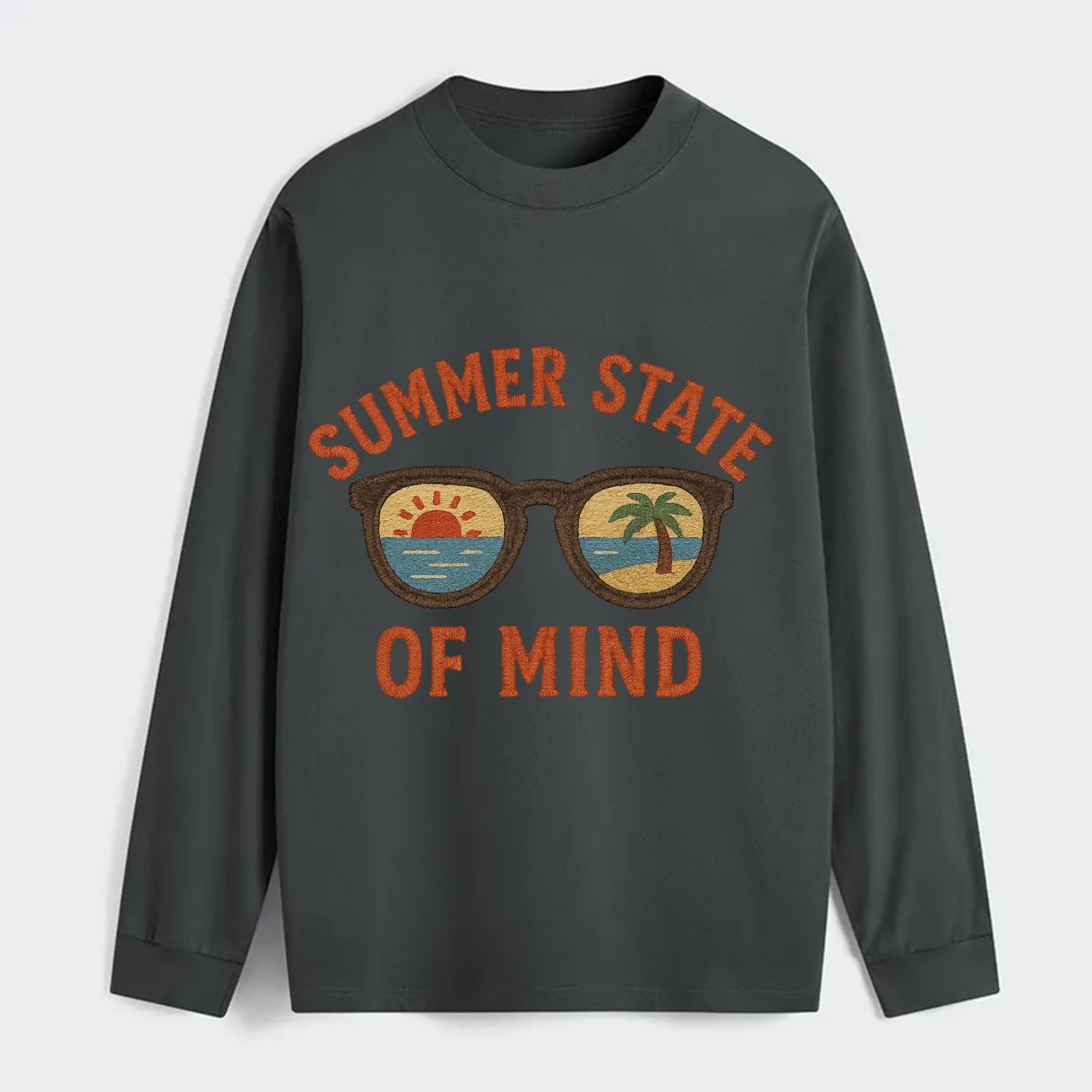 Summer State Of Mind  - Classic Long Sleeve Shirt - Gray