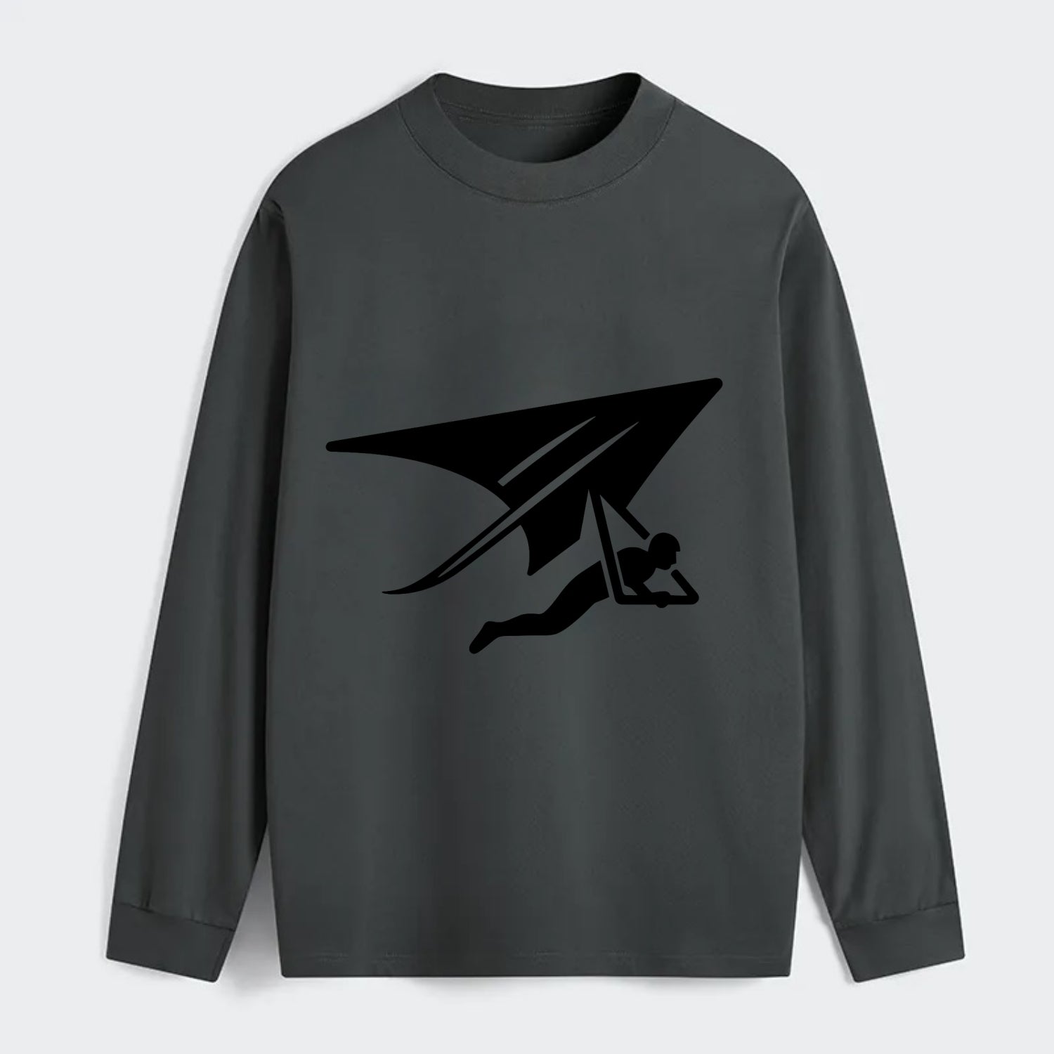 Hang glider soaring - Classic Long Sleeve Shirt - Gray