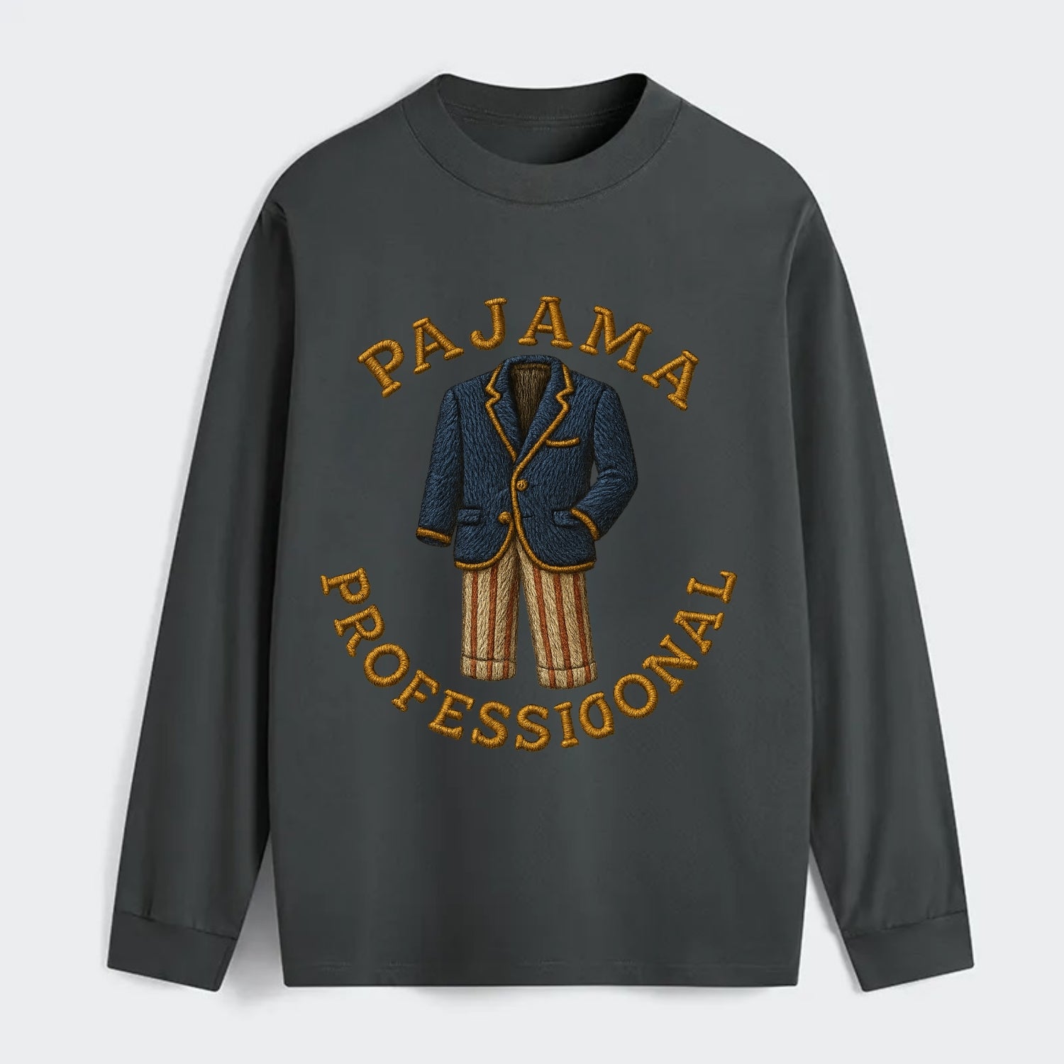 Pajama Professional  - Classic Long Sleeve Shirt - Gray