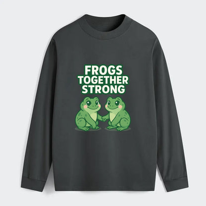 Frogs Together Strong 2 - Classic Long Sleeve Shirt - Gray