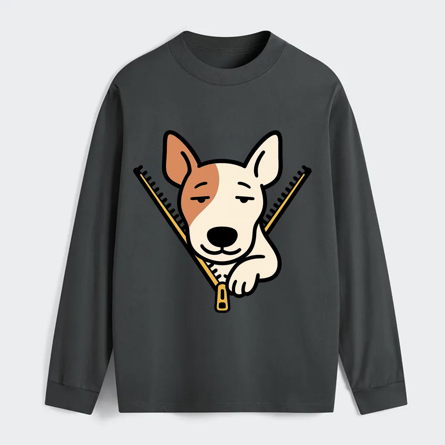 Bull Terrier - Classic Long Sleeve Shirt - Gray