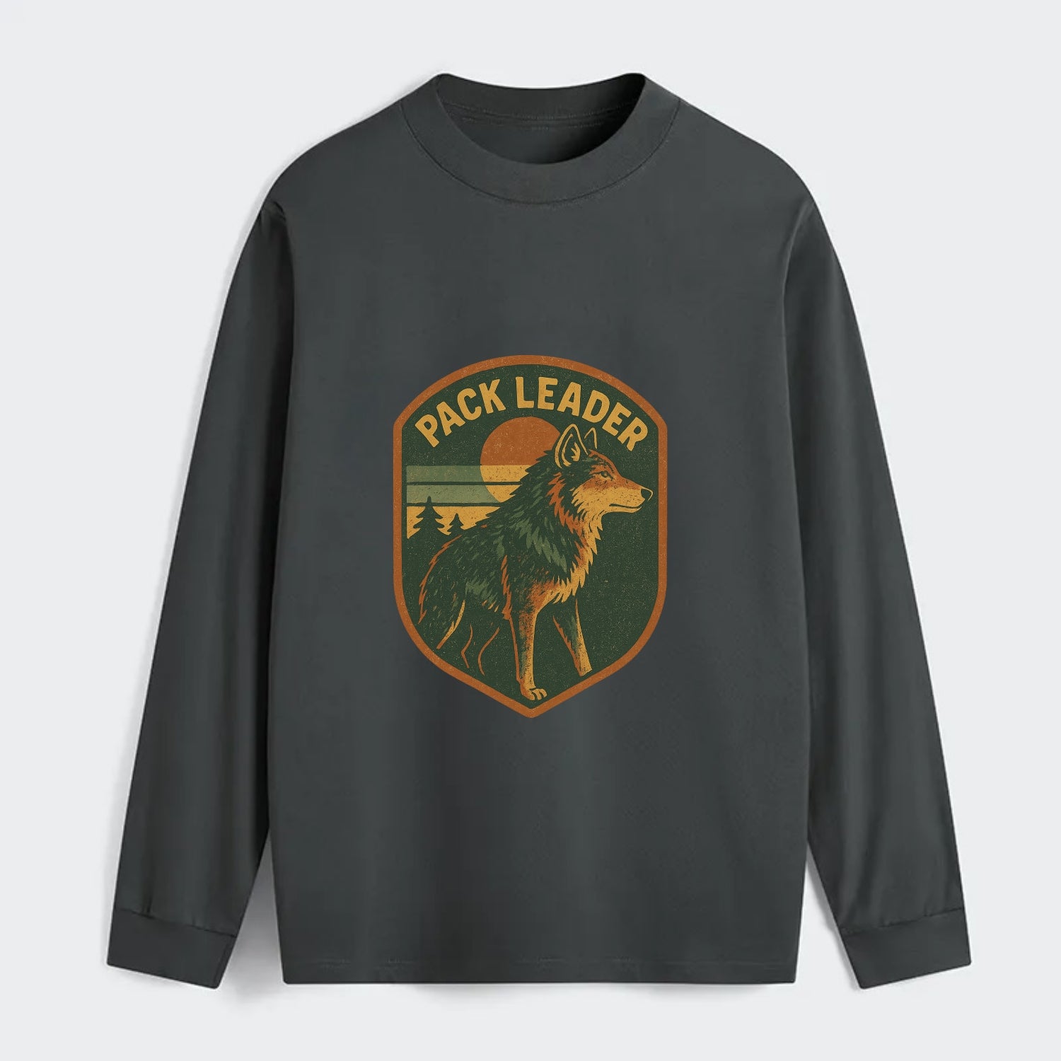 Pack Leader  - Classic Long Sleeve Shirt - Gray
