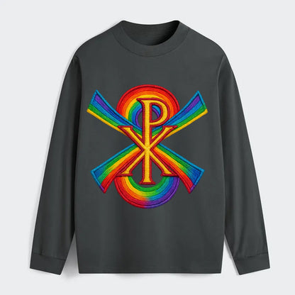 Chi Rho  - Classic Long Sleeve Shirt - Gray