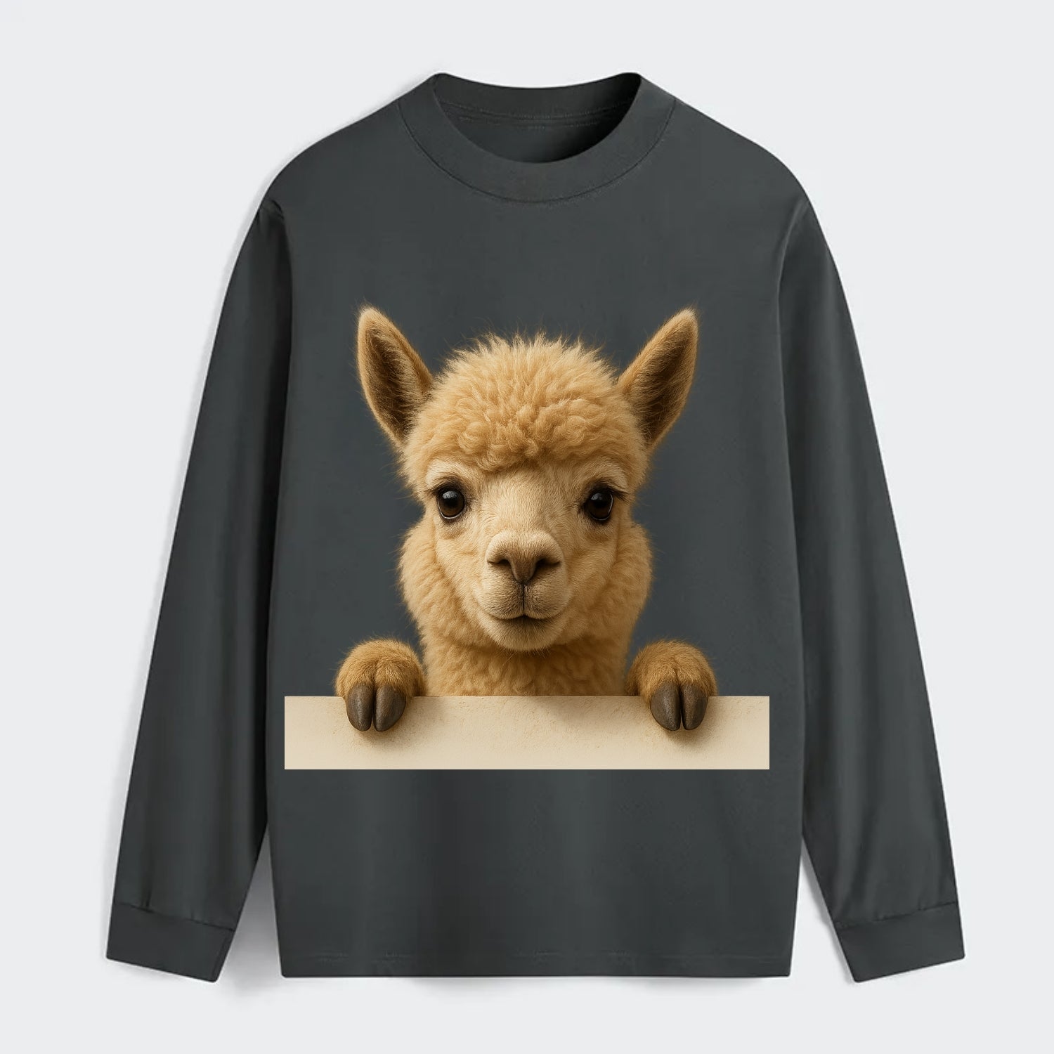 Alpaca  - Classic Long Sleeve Shirt - Gray