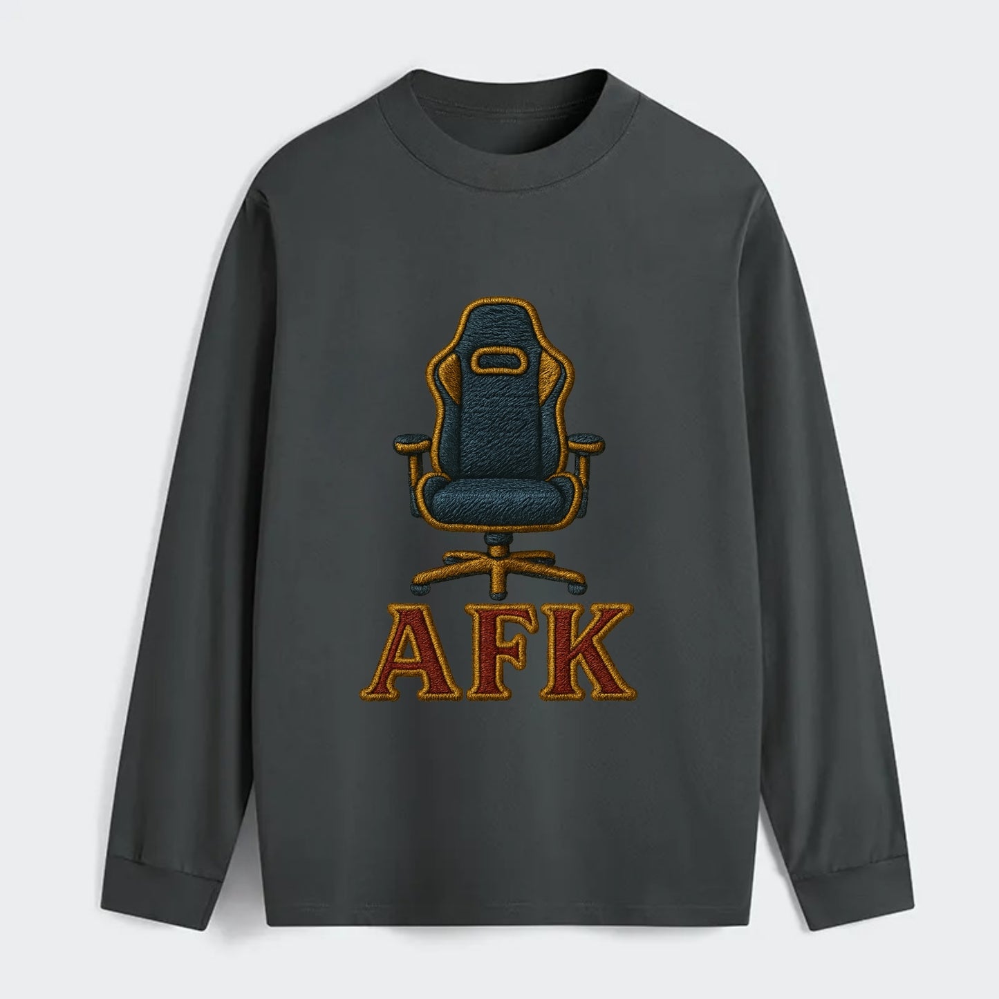 AFK   - Classic Long Sleeve Shirt - Gray