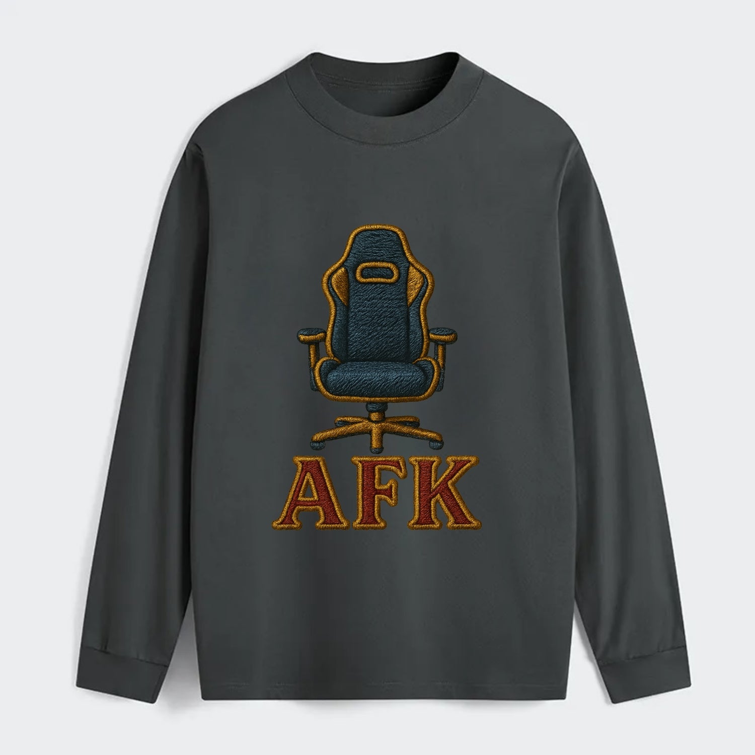 AFK   - Classic Long Sleeve Shirt - Gray
