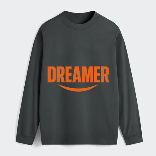 Bold typography design - DREAMER - imagination, seeing possibilities - Classic Long Sleeve Shirt