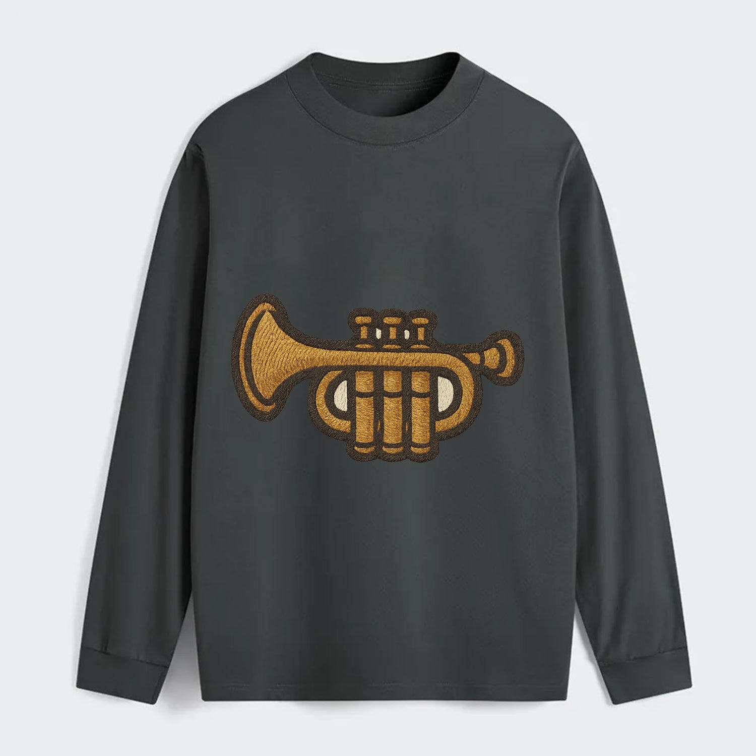 Trumpet  - Classic Long Sleeve Shirt - Gray