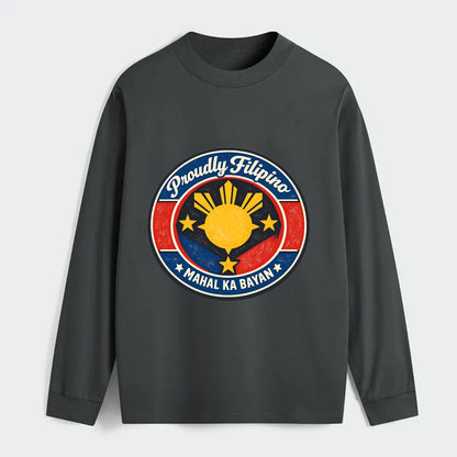 Radiant Philippine Heritage - Classic Long Sleeve Shirt - Gray