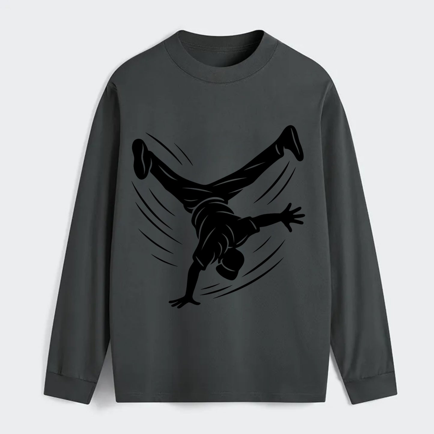 Breakdancer windmill move - Classic Long Sleeve Shirt - Gray