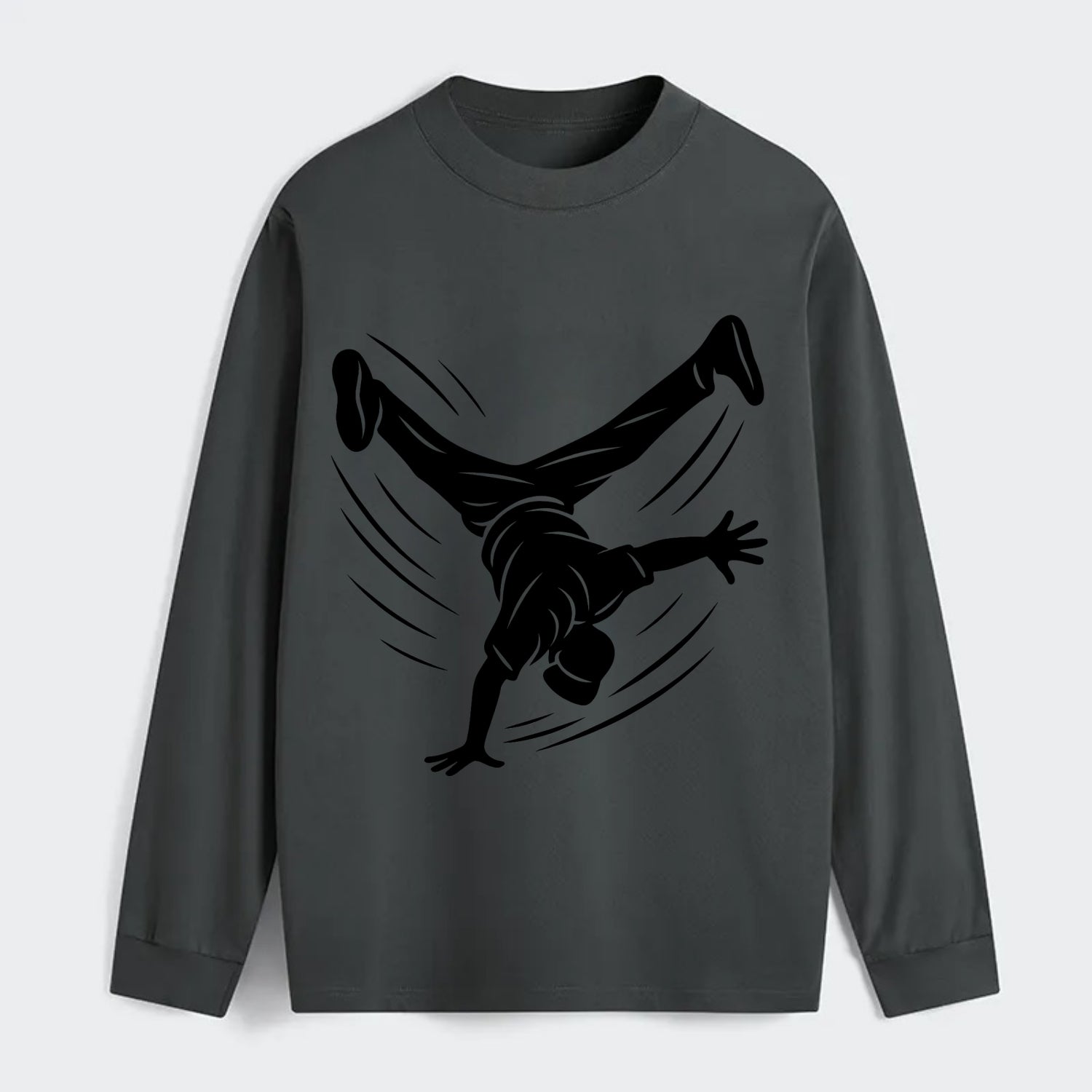 Breakdancer windmill move - Classic Long Sleeve Shirt - Gray