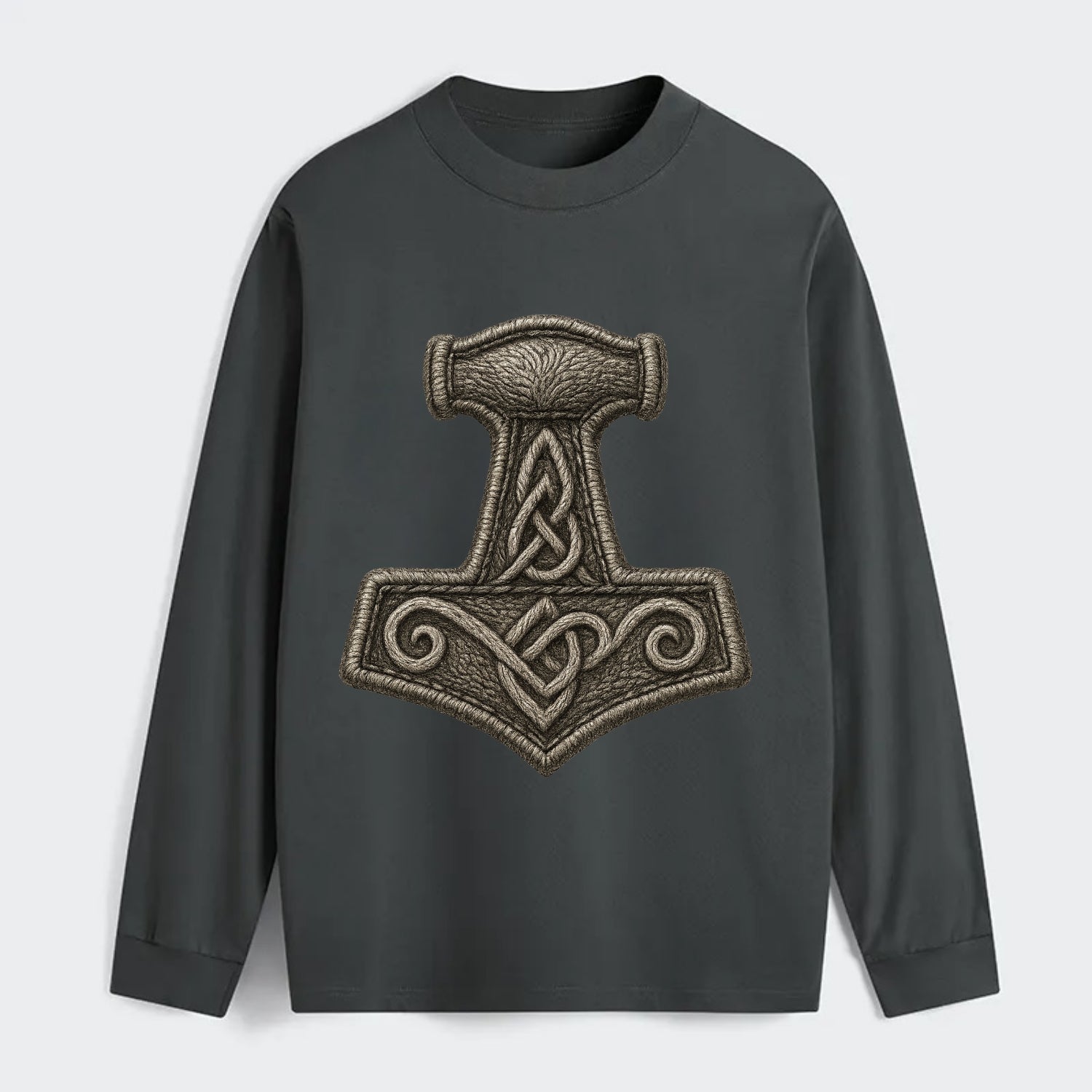 Mjolnir  - Classic Long Sleeve Shirt - Gray
