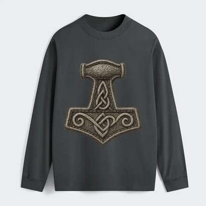 Mjolnir  - Classic Long Sleeve Shirt - Gray